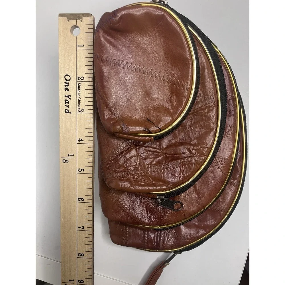 Vintage Nesting Set Of 5 Original Paris Design Brown Handbag Clutch Coin Purse